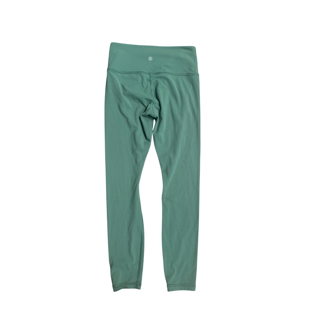 Athleta Elation‎ High Rise Powervita 7/8 Green Performance Leggings XS - Picture 2 of 3